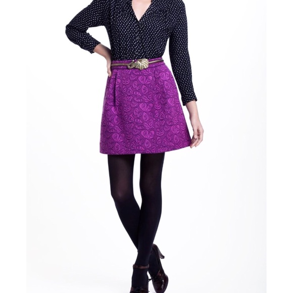 Anthropologie Dresses & Skirts - NWT Anthropologie HD in Paris Plum Prune Skirt